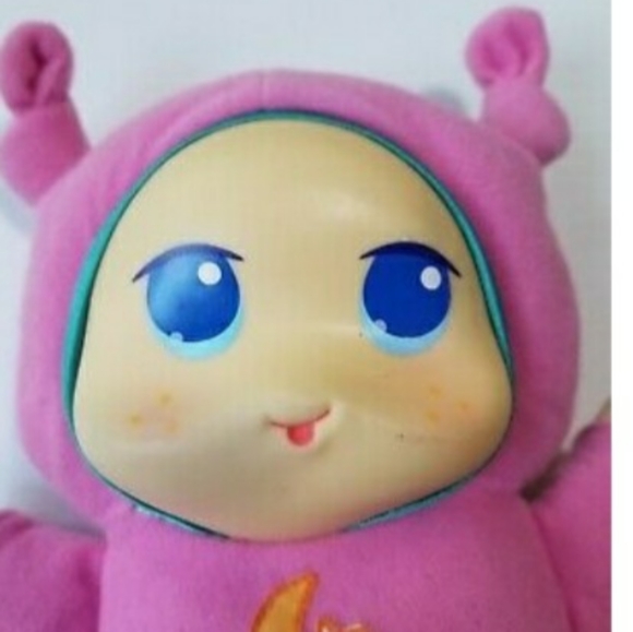 HASBRO 2009 Lullaby Pink Glow Worm Plush Toy - Picture 4 of 4